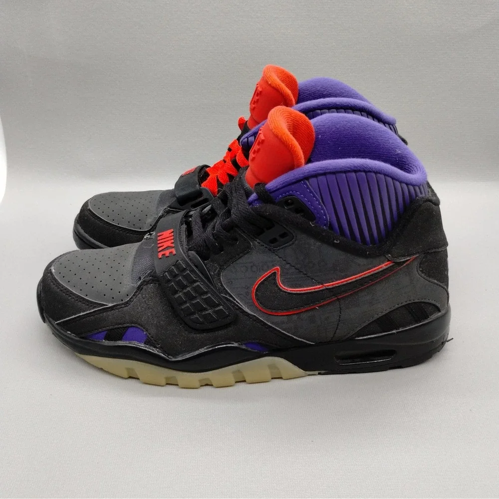 Nike Air Trainer 2 SC‎ Premium QS Megatron Mens Size 8 Athletic Shoes Black Red